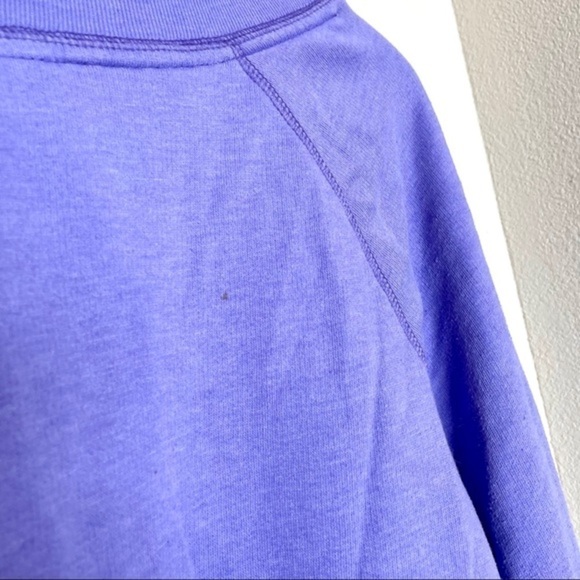 PINK Victoria’s Secret Purple Logo 3/4 Sweatshirt - Picture 13 of 13